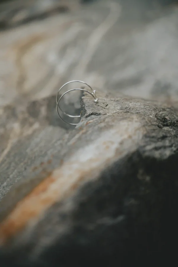 Medium Circle Earrings - Image 3