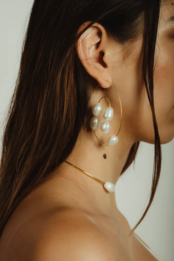 Pearis Gold Earrings - Image 2